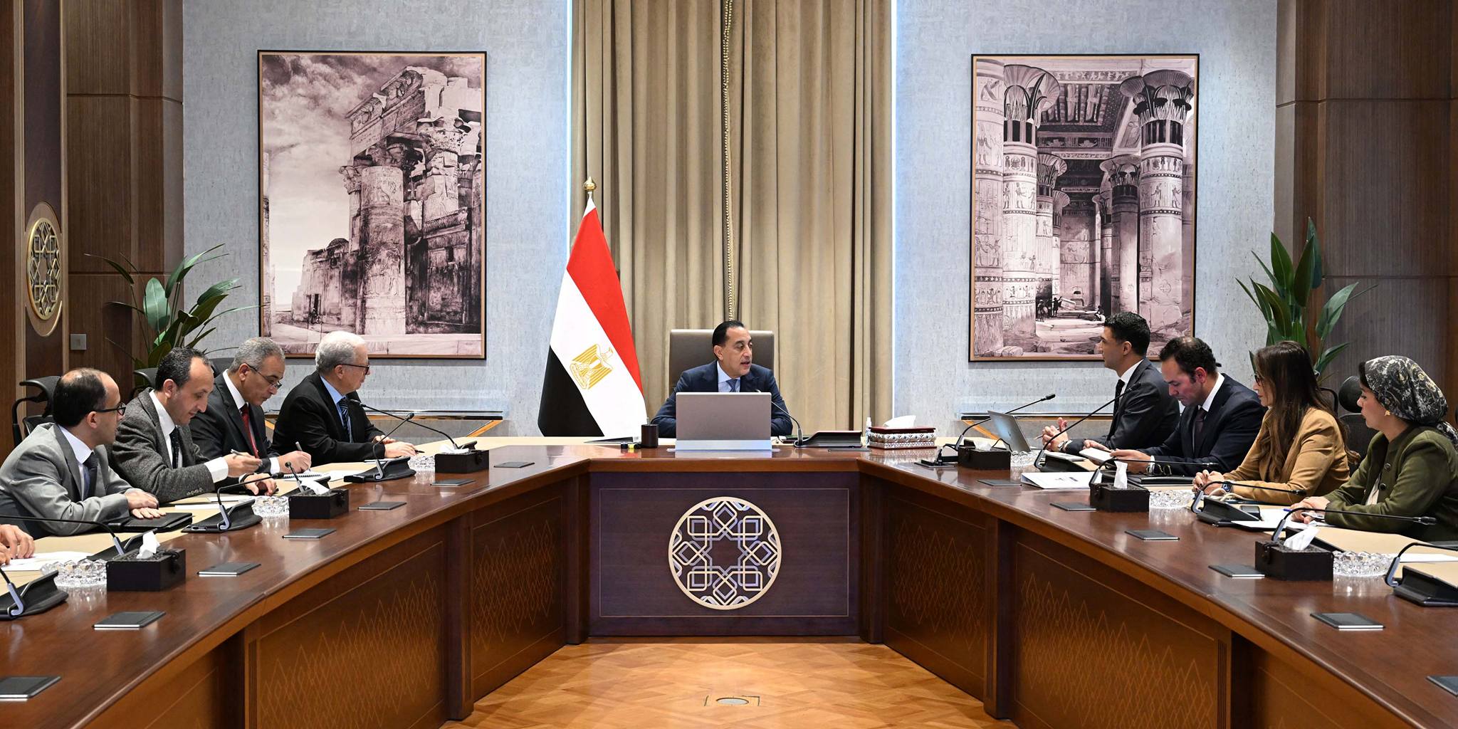 اجتماع مدبولي مع وزير الصناعة
