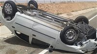 إصابة رئيس محكمة في انقلاب سيارته بالقرب من بوابات مصر الإسكندرية الصحراوي