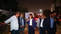 منال عوض تتفقد المنطقة المحيطة بالمتحف المصرى الكبير لمتابعة النظافة والتجميل والتشجير ورفع أي مخلفات