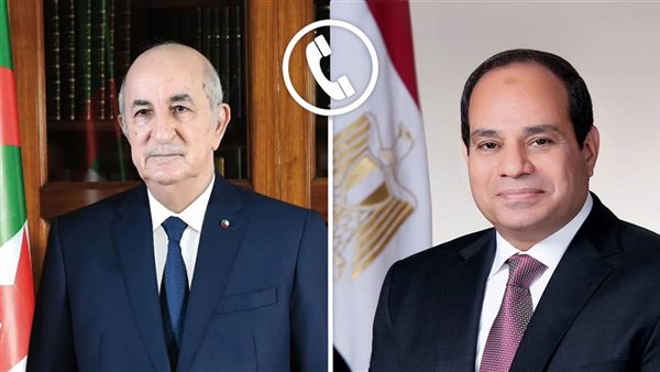 الرئيس السيسي ونظيره الجزائري تبون