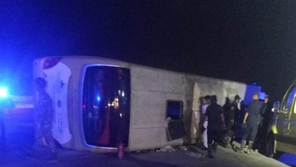 حادث اتوبيس السويس اليوم