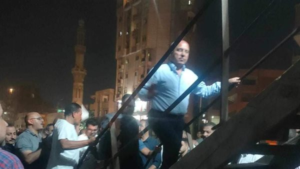 الفريق كامل الوزير من موقع حادث تصادم قطاري الزقازيق