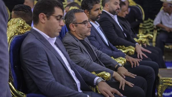 وفد الأهلي من عزاء إيهاب جلال 