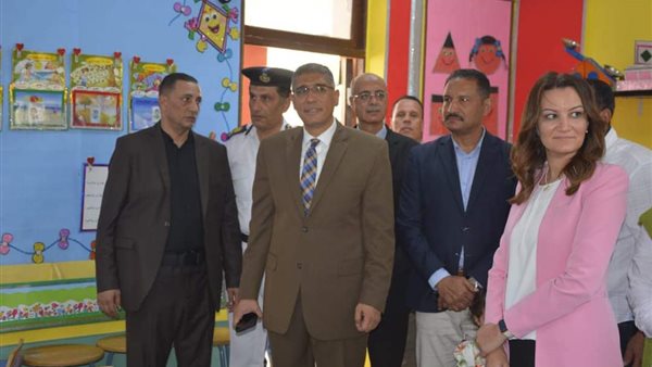 محافظ الجيزة يفتتح مدارس جديدة 