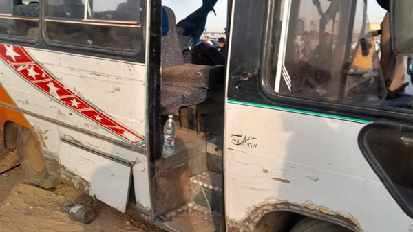  حادث انقلاب ميني باص بطريق مصر الإسماعيلية 