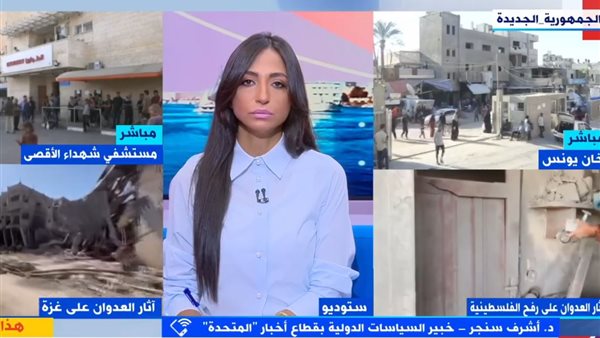 صورة من المداخلة التليفزيونية