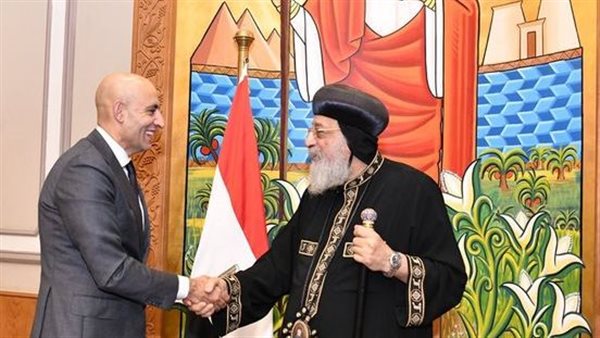 لقاء وزير التربية والتعليم مع البابا تواضروس 
