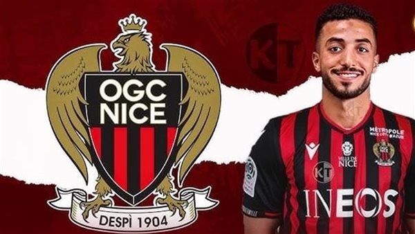 محمد عبد المنعم لاعب فريق نيس 
