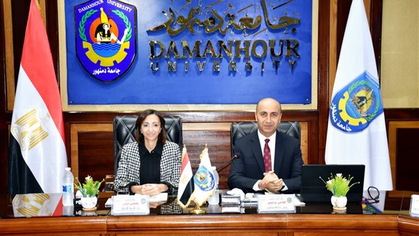 محافظ البحيرة ورئيس جامعة دمنهور