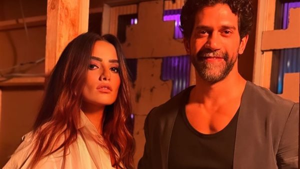 زينة وأحمد مجدي في كواليس بنات الباشا 