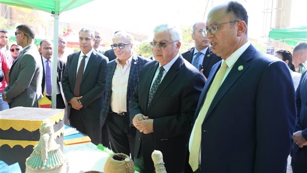زيارة وزير التعليم العالي لجامعة حلوان 