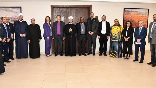 وزير الأوقاف مع رئيس الطائفة الإنجيلية 