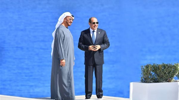 الرئيس السيسي والشيخ محمد بن زايد 