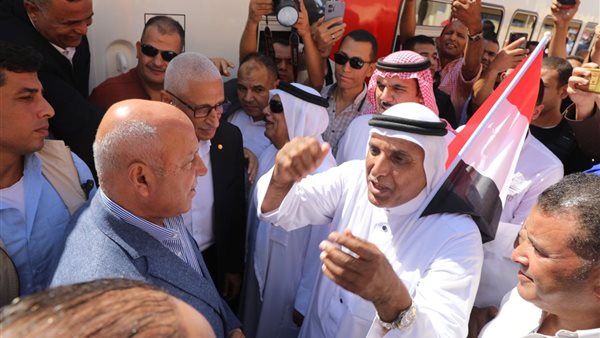 استقبال الفريق كامل الوزير من أهالي شمال سيناء