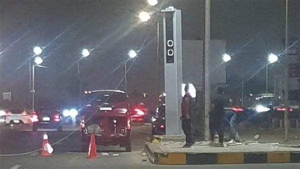 سرقة جهاز مروري 