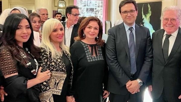 الفنانة إلهام شاهين من حفل دار الأوبرا المصرية