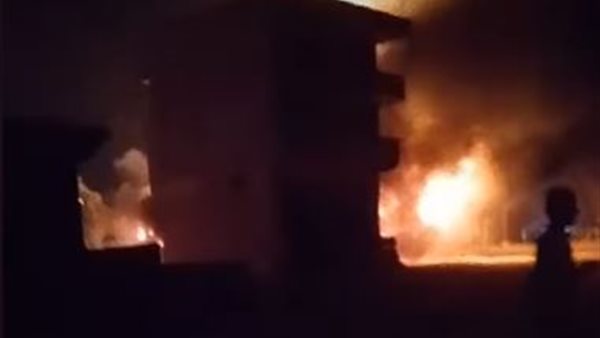 حريق بمصنع تنر 
