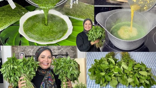 طريقة تخزين الملوخية الخضراء للشيف نونا