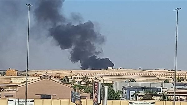 حريق في مطار القاهرة اليوم