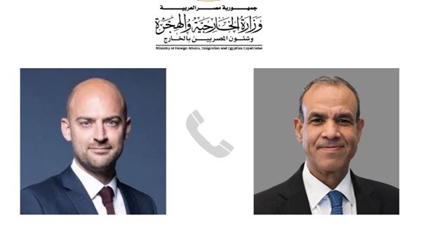 وزير الخارجية ونظيره الفرنسي