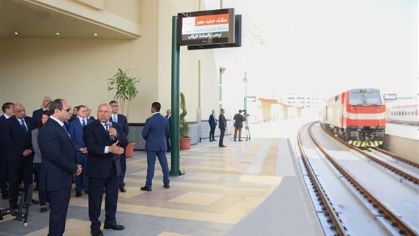 افتتاح الرئيس السيسي لمحطة بتشيل