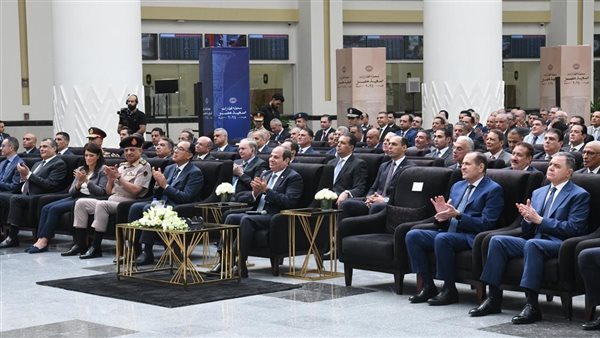 الرئيس السيسي من افتتاح محطة بشتيل