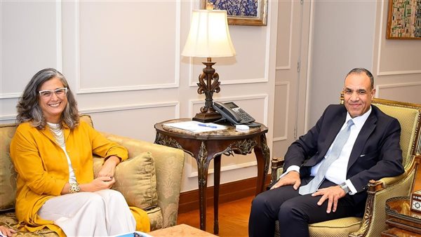 لقاء وزير الخارجية لمديرة التنفيذية لبرنامج الأمم المتحدة 