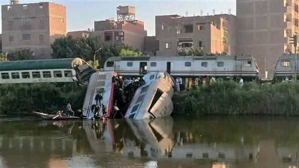 آخر تطورات حادث قطار المنيا اليوم