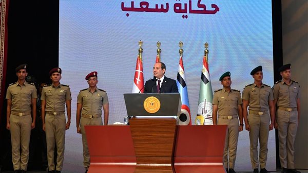 الرئيس السيسي، من الندوة التثقيفية الـ 40 للقوات المسلحة
