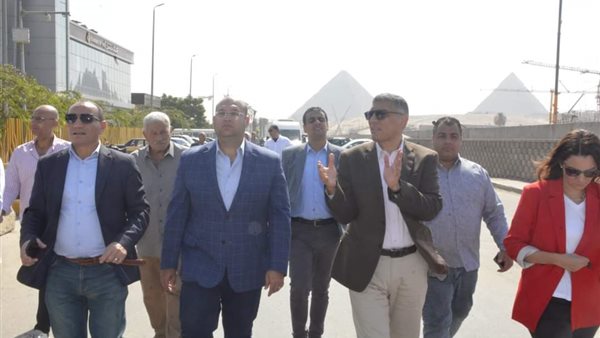 محافظ الجيزة يتفقد المتحف المصري الكبير