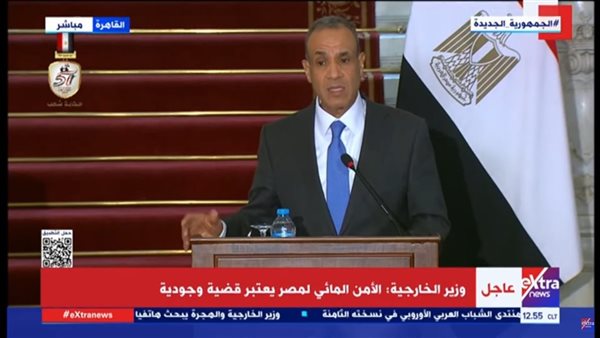 وزير الخارجية الدكتور بدر عبد العاطي