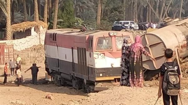 حادث قطار البدرشين اليوم
