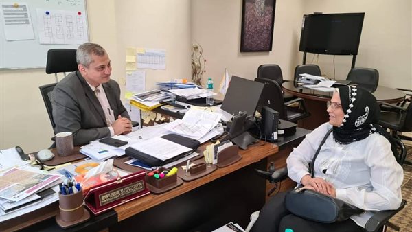 النائبة نجلاء العسيلي مع رئيس هيئة التخطيط العمراني