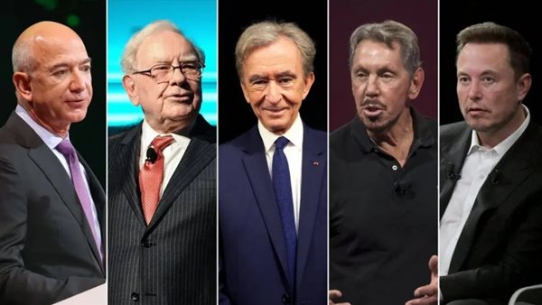 قائمة أغنى 10 رجال في العالم 2024.. ماسك 264 مليار دولار
