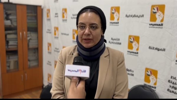 ريهام عبد النبي عضو البرلمان بالحزب المصري الديموقراطي