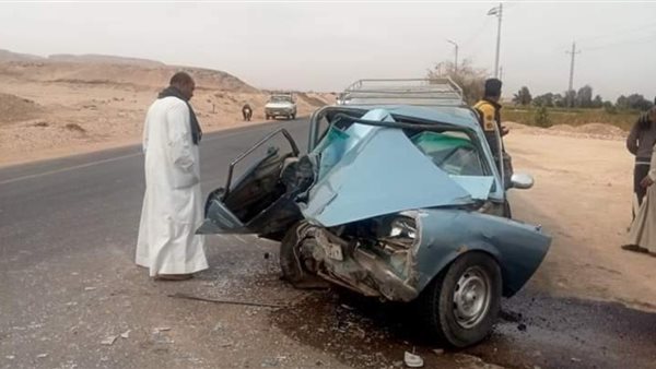 حادث طريق قنا سوهاج اليوم