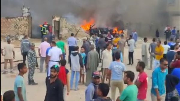 حريق بمصنع ورق بالإسكندرية 