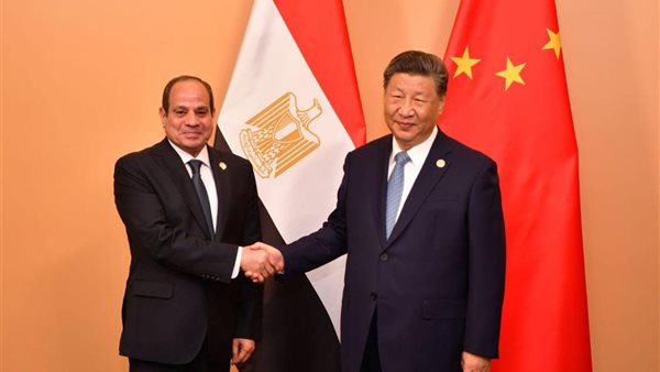 الرئيس السيسي ونظيره الصيني