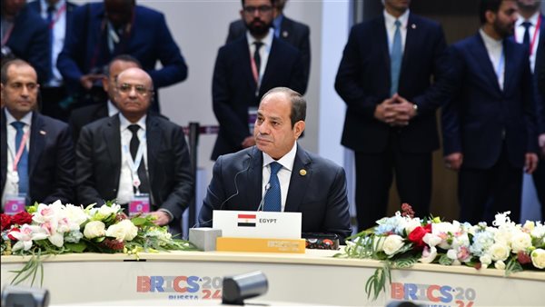 الرئيس عبدالفتاح السيسي خلال قمة البريكس 2024