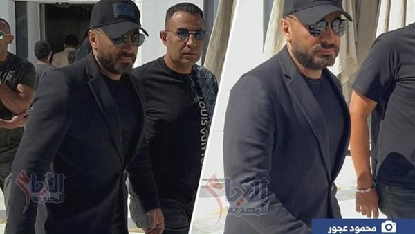 تامر حسني وأحمد الشامي أبرز الحاضرين جنازة والدة أحمد عصام ب