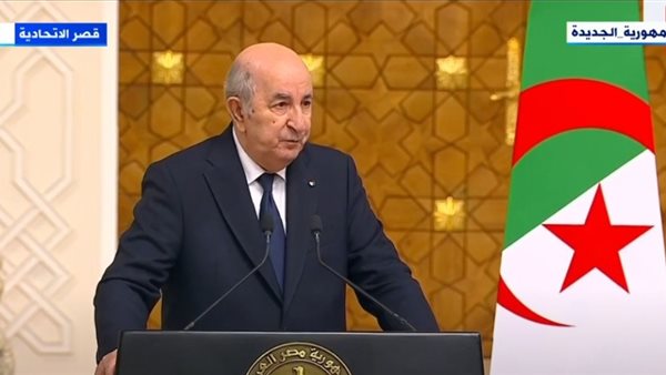 الرئيس الجزائري تبون