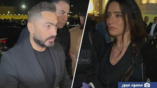 تامر حسني وزينة أبرز الحاضرين في عزاء والدة الفنان أحمد عصام