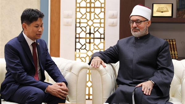 مفتي الجمهورية مع سفير سلطنة بروناي 