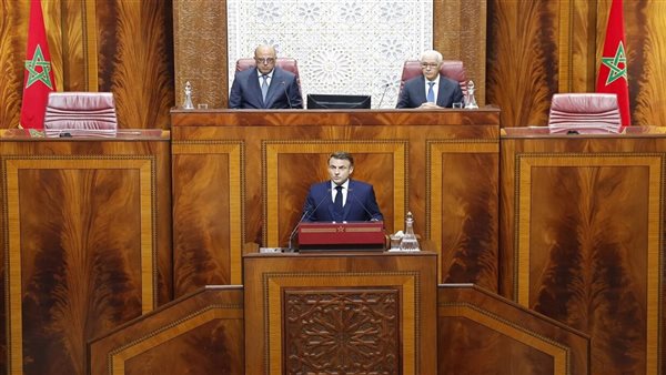 ماكرون أمام البرلمان المغربي