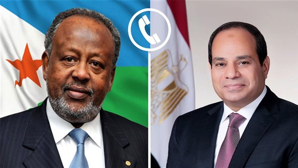 الرئيس السيسي والرئيس الجيبوتي إسماعيل عمر جيله