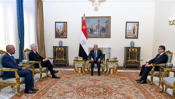 الرئيس السيسي يستقبل رئيس وكالة الاستخبارات المركزية الأمريك