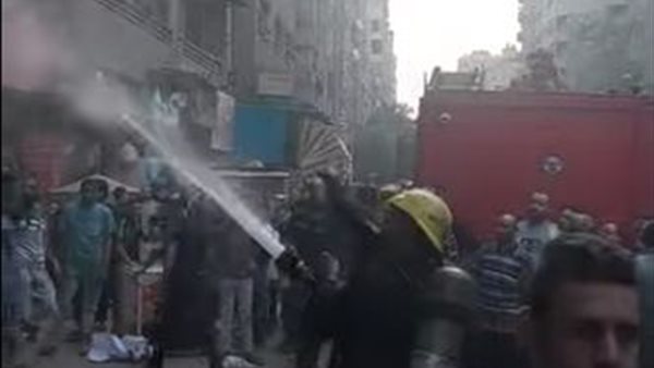 حريق مطعم كبابجي بالعمراينة 