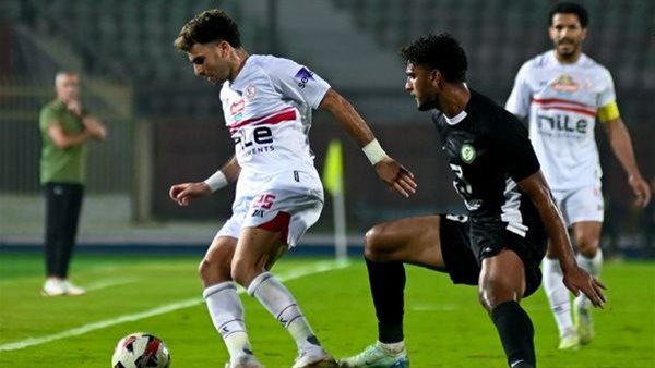جانب من مباراة الزمالك والبنك 