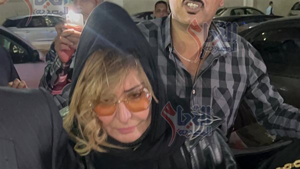 سهير رمزي في عزاء حسن يوسف 