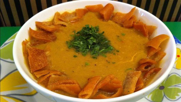 شوربة العدس على الطريقة المصرية